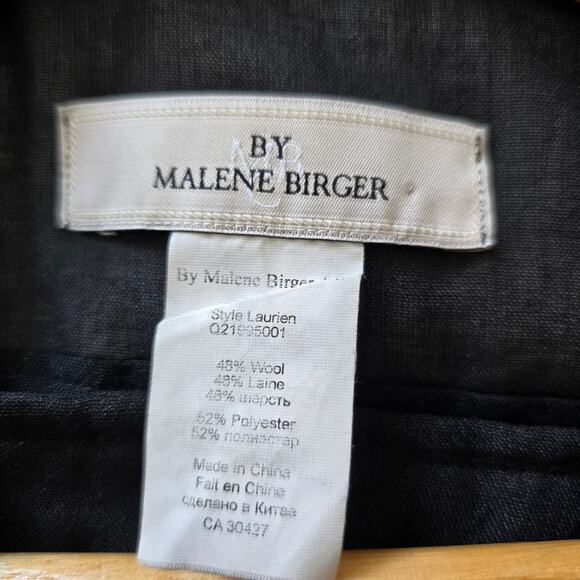 By Melane Birger Black Sheer Tunic Mini Dress EU 38 US 6 Minimalist Twee - Picture 6 of 9
